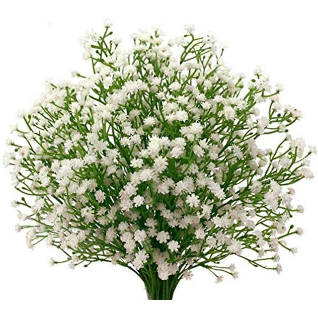 10 Pcs Latex Artificial Gypsophila Paniculata Flower For Home Wedding Party Decor Arrangement