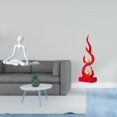 thumbnail image 2 of Estatua De Resina Con Forma De Fuego De Pensador Abstracto Creativo, Escultura Moderna única, Adorno Para Entrada, Dormitorio, Patio, Oficina, Regalo De Inauguración De La Casa Para Amigos., 2 of 8