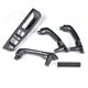 thumbnail image 3 of 5Pcs/Set Carbon Fiber Texture Interior Door Grab Handle Cover Switch Bezel Set Fit for Bora Mk4, 3 of 5