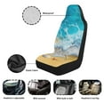 thumbnail image 6 of Yuyamidu Starfish Shell Car Front Seat Covers Seadie Front Seat Cover Waterproof Automotive Accessories Easy Installation for Cars, SUVs and Trucks, 6 of 7