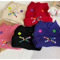 thumbnail image 7 of CoCopeaunts Beanies Hat for Women Fashion Knit Skull Beanie Cap Plush Warm Buttons Beanies Hat Cute Cat Ear Hat Winter Beanies Hat, 7 of 7