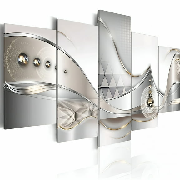 LAMIRO 5Pcs Canvas Print Paintings Landscape Pictures Wall Art Modern Living Room Decor