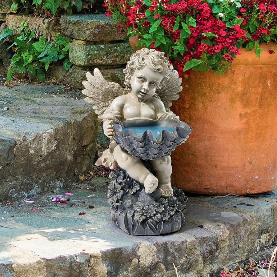 Gothic Fairy Celtic Plinth Magical Mystical Yard Garden Decor Statue 