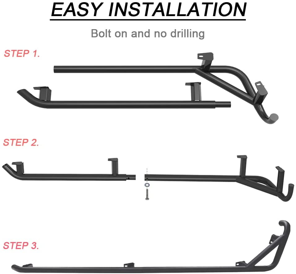 Buy ELITEWILL RZR XP4 1000 Nerf Bars RZR Rock Sliders Side Step Tree