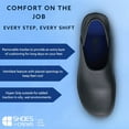 thumbnail image 3 of Shoes For Crews Cobalt, Women's Slip Resistant Work Clogs, Water Resistant, Black, 3 of 5