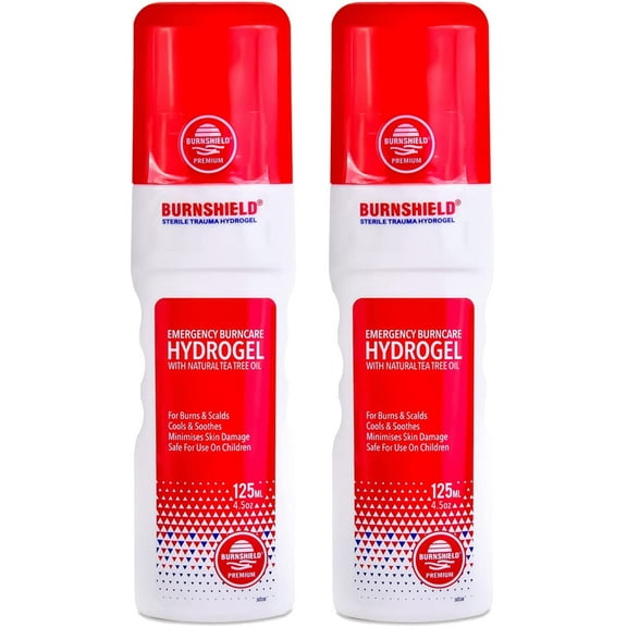 Burnshield Premium Hydrogel Burn Spray for Wonds Protection 4.5 oz (125 ml) - Pack of 02