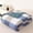 Blue, variant on Twin Size Washed Cotton Quilt Blanket, Skin-Friendly Cool Summer Thin Comforter, Soft Comfy Breathable Lightweight Bed Blanket for All Seasons 100*150CM/39.4*59.1"
