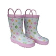 thumbnail image 2 of Foxfire FOX-600-52-10 Childrens Pastel Posies Rain Boot - Size 10, 2 of 2