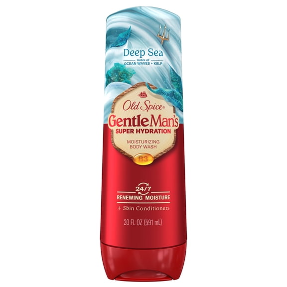 Old Spice Men's Body Wash, GentleMan's Super Hydration, Deep Sea Scent, 20 fl oz