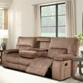 thumbnail image 3 of Pemberly Row Contemporary Manual Reclining Sofa and Recliner, 3 of 18
