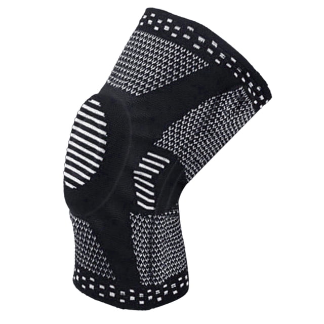 Rodillera, rodillera de compresión para hombres y mujeres, , senderismo, artritis, ACL, lagrimeo menisco, deportes M Sunnimix manga de la rodilla