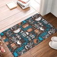thumbnail image 4 of Yiaed Coffee Lover Print Print Flannel Doormat Mat Outdoor Indoor Door Mats,Welcome Matt Outdoor Front Door Mat Doormat Outdoor Mat Outdoor Mat,16"x24", 4 of 7