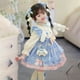 thumbnail image 3 of Sanrioed Cinnamoroll Girl Cute Cartoon Lolita Dress Spring Autumn Birthday Party Role Play Tutu Dress Child Dress Birthday Gift, 3 of 5
