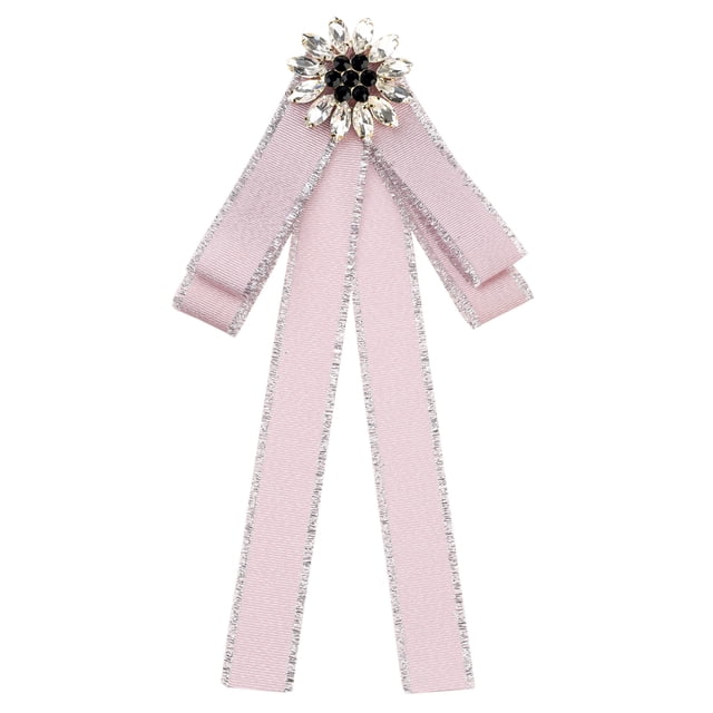 Corbata de lazo preatado para mujer INSPIRE CHIC, elegante, color rosa