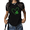Black-3, variant on Black Print Tshirt Graphic Tees Shirts with Green Heart and Shamrock Design for St Patricks Day Casual Daily Wear Tops S-5XL