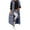 Blue, variant on yievot Women's Long Quilted Vest Hooded Maxi Length Sleeveless Puffer Vest Padded Coat Winter Outerwear