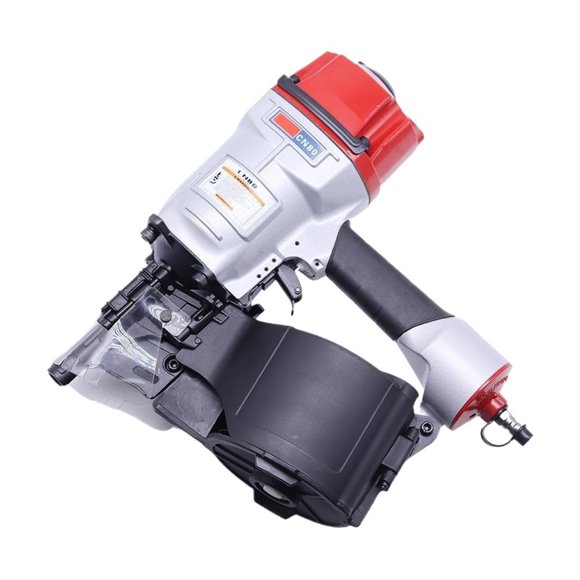 Pneumatic Coil Nailer CN80 Industrial Roofing Pneumatic Roll Nail Gun Siding Coil Nailer Gun Air Nail Gun 25-80mm ,More Helpful and Safe