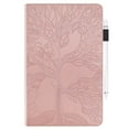 thumbnail image 4 of Allytechgroup Elegant iPad Air 11 Inch Case Cover 2024, Lift Tree Pattern Embossed and Shockproof Tablet Case with Pencil Holder Multi Angle Viewing Stand Flip Cover for Apple iPad Air 11,Rosegold, 4 of 7