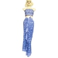 thumbnail image 4 of Rastogi Handicrafts 100% Cotton Hand Block Print Sarong Women's Cover-up Size - 73" x 44" (Blue-02), 4 of 4