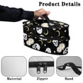 thumbnail image 5 of HELLHERO Light Clothes Iron Storage Case Skulls Daisies Easy Storage Cleaning Fits Traveling Outing Halloween(Bag Only), 5 of 6