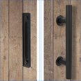 thumbnail image 2 of Cerradura De Puerta De Granero De Metal, Cerradura De Puerta De Granero Empuñadura Cómoda De Acero Al Carbono Con Tornillo Para Puerta De Cobertizo De Armario De Dormitorio ANGGREK Descripción de la referencia, 2 of 5