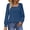 C Navy Blue, variant on Blouses for Women Square Neck Long Sleeve Shirts Dressy Casual Tunic Tops