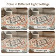 thumbnail image 7 of ODIKA Aztec Vintage Mosaic Southwestern Grid Border Motif Stripe Stepped Pet Friendly & Kids Safe Play for Playroom, Bedroom, Reading Nook, 7 of 7