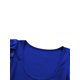 thumbnail image 5 of VISgogo Tops de punto para mujer, manga corta abullonada, cuello profundo, color sólido, fiesta en la calle, camisa envuelta de verano VISgogo moda, 5 of 9