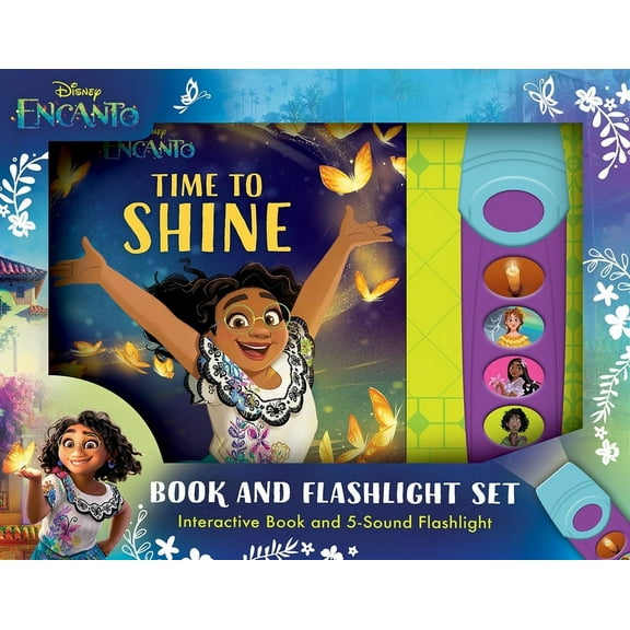 Disney Encanto: Time to Shine Book and 5-Sound Flashlight Set, (Paperback)