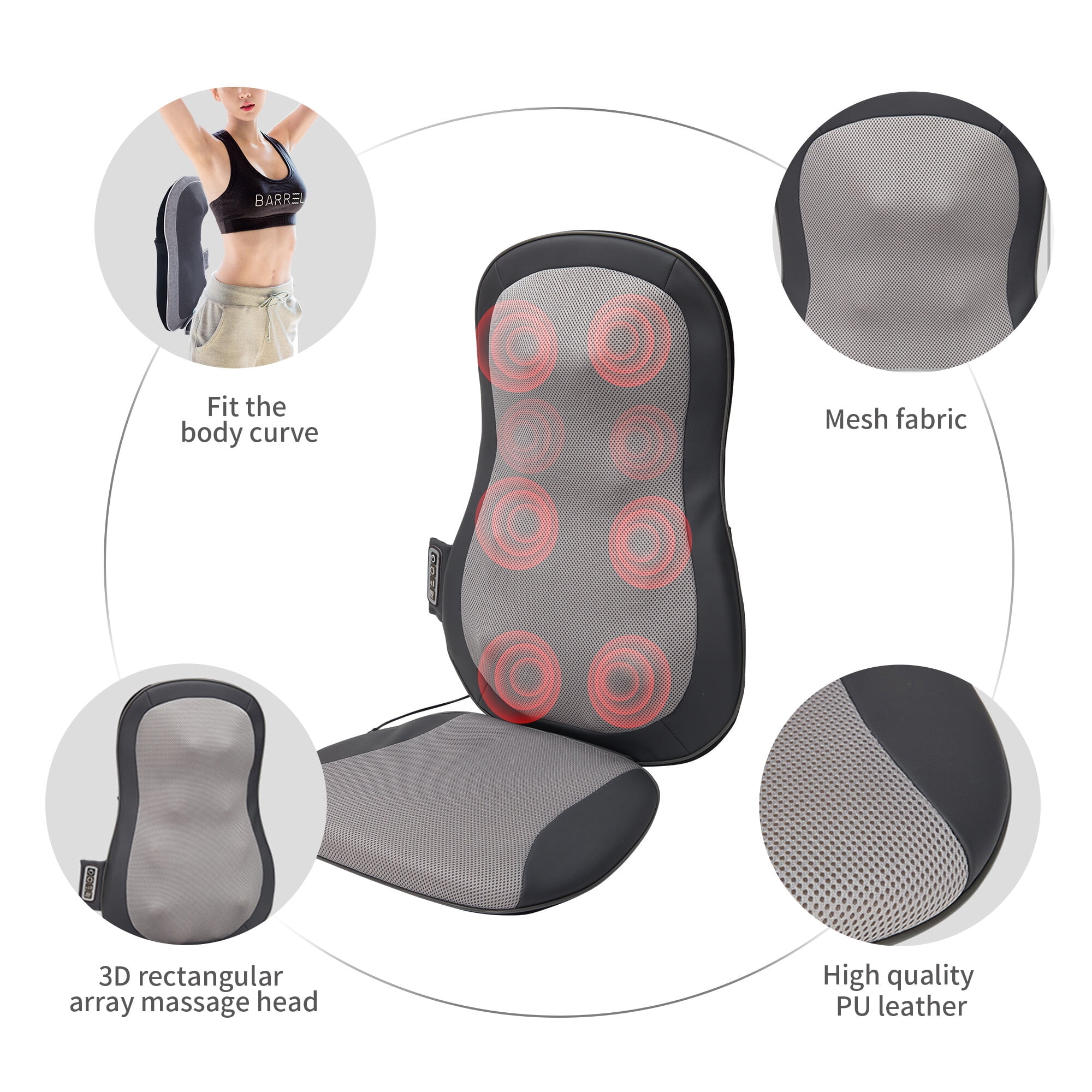 Vibration Plate Massage nodes, full set massage pad,Thai massage car cushion,Whole Body Vibration Plate