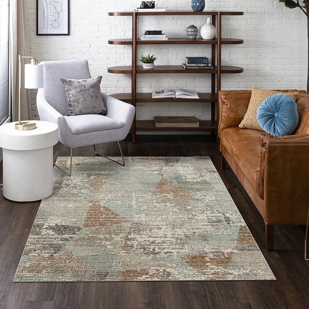 Mohawk Home Wootton Indoor Geometric Area Rug, Grey, 3'11" x 6'