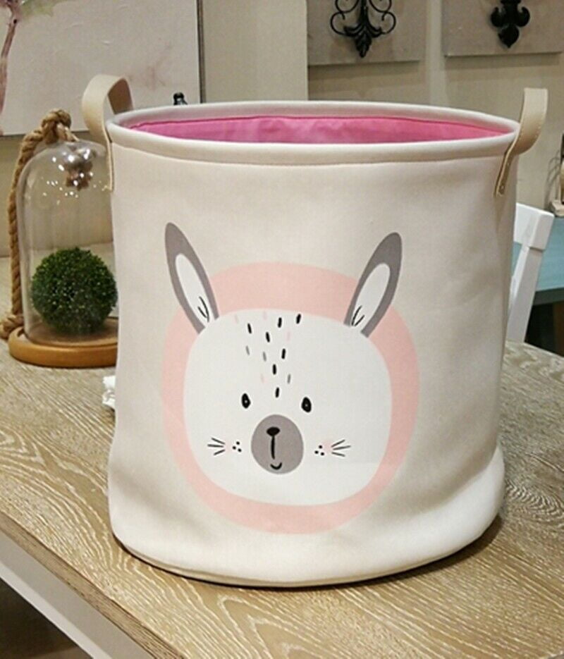 Storage Bin, Canvas Fabric Collapsible Organizer Basket