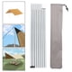 thumbnail image 3 of Varillas para carpas Equipo para acampar al aire libre Postes para toldos Varillas de soporte para toldos Gris blanco, 3 of 9