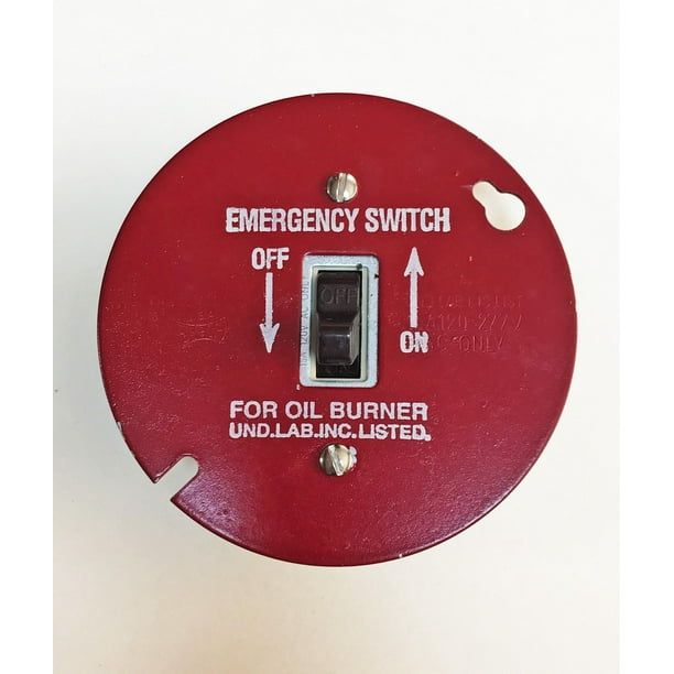 Eagle Electric 713 OIL BURNER EMERGENCY SWITCH With Cover Plate