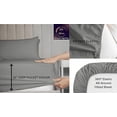 thumbnail image 4 of DSM Fabrics Full Bed Sheets - 4 Pcs Bedding Sets Full - Soft Brushed Microfiber Fabric - Deep Pockets Bed Sheets - Cooling Sheets - Wrinkle & Fade Resistant - Room Decor - (Full, Light Gray), 4 of 7