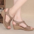 thumbnail image 6 of Fesfesfes Wedges For Women New Comfortable Soft Sole Mother Shoes Plus Size Wedge Heel Womens Shoes 8.5(41), 6 of 9