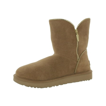 

Ugg Womens Florence Leather Side Zipper Winter & Snow Boots