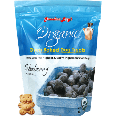 Grandma Lucy's Organic Blueberry Oven Baked Dog Treats, 14-oz bag