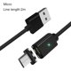 thumbnail image 1 of Essager Phone Cable de carga rápida Sincronización de datos de teléfono móvil Cable de diseño trenzado, Negro, para Android, 2m Eigraketly EL5296-10, 1 of 2