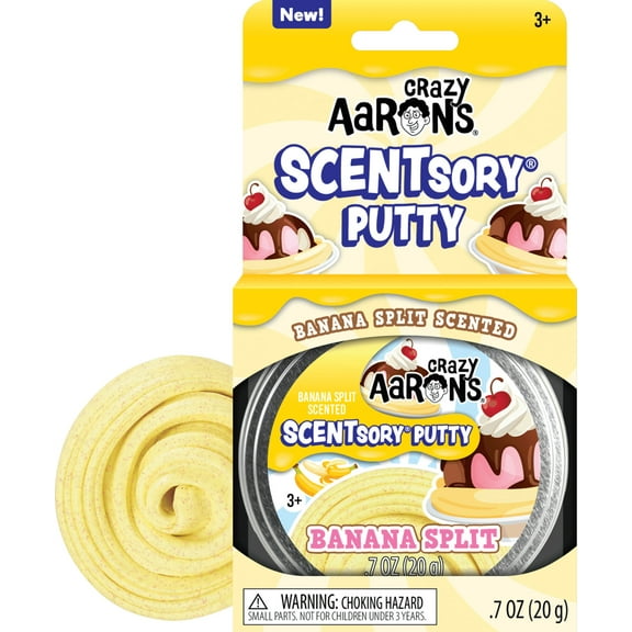 Crazy Aaron’s SCENTsory® Banana Split Thinking Putty®