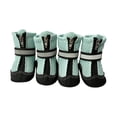 thumbnail image 2 of 4 Pcs Waterproof Dog Shoes with Reflective Straps, Breathable Non-Slip Boots for Large Dogs, Paw Protection for Daily Walking, 2 of 6