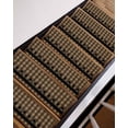 thumbnail image 7 of Stair Treads for Wooden Steps, Brown Black Plaid Peel and Stick Stair Treads with Adhesive, Vintage Rustic Star Buffalo Check Non Slip Indoor Stairs Runner Rugs Mats for Elders Dogs 8"x30"4PCS, 7 of 7