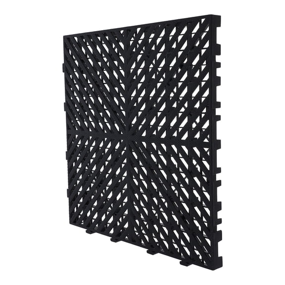 MEIBUTYUP Interlocking Drainage Floor Tiles, Anti- Outdoor and Indoor Flooring Mats for Patio, Garage, Deck, and Basement