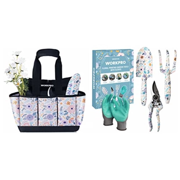WORKPRO Garden Tool Bag and WORKPRO Aluminum Garden Tool Set