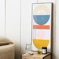 thumbnail image 5 of Main + Mesa Modern Abstract Canvas in Blonde Finish Frame, 5 of 9