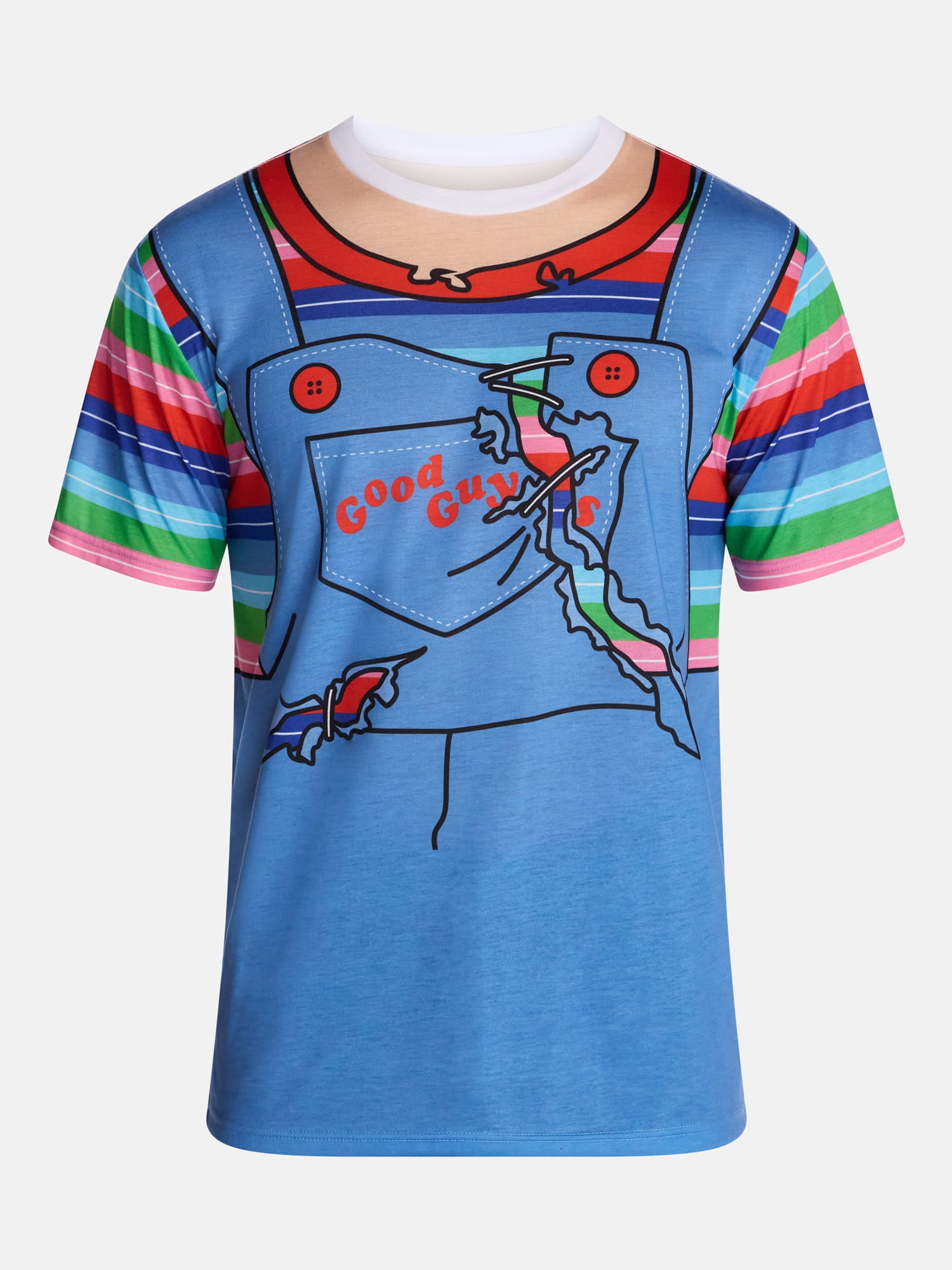Chucky Men's and Big Men's Graphic Cosplay Tee and Beanie Set, 2-Piece, Sizes XS-3XL