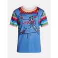 thumbnail image 6 of Chucky Men's and Big Men's Graphic Cosplay Tee and Beanie Set, 2-Piece, Sizes XS-3XL, 6 of 6