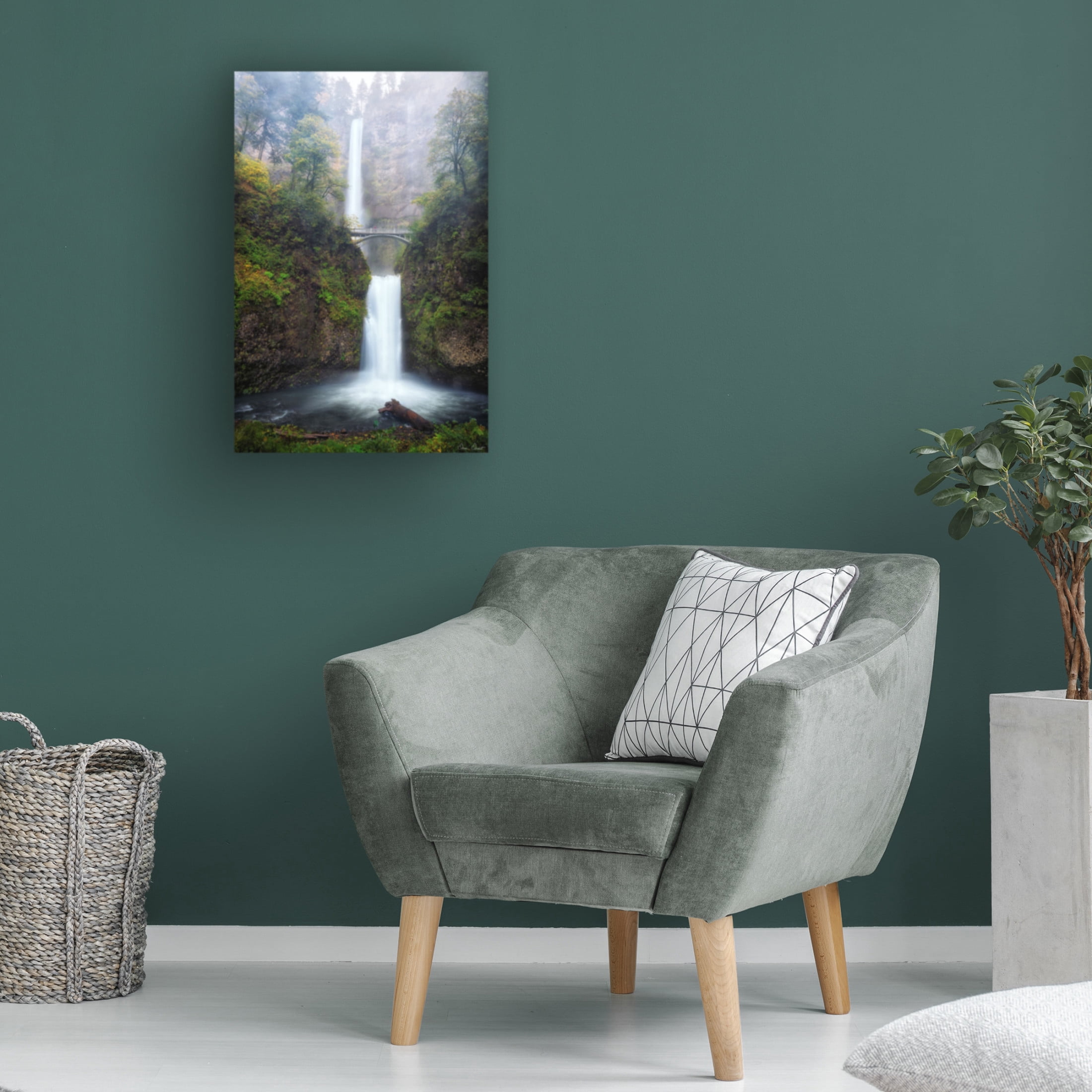 Trademark Fine Art David Drost Rapid Waterfall III Canvas Wall Art