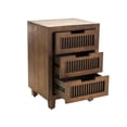 thumbnail image 2 of Finch Sawyer 3 Drawer Cabinet Brown, 2 of 8