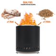 thumbnail image 4 of Portable Table Top Fire Pit with Stand, 8.6" Stainless Steel Mini Outdoor Low Smoke Burning Tabletop Firepit Fueled by Pellets or, 4 of 6